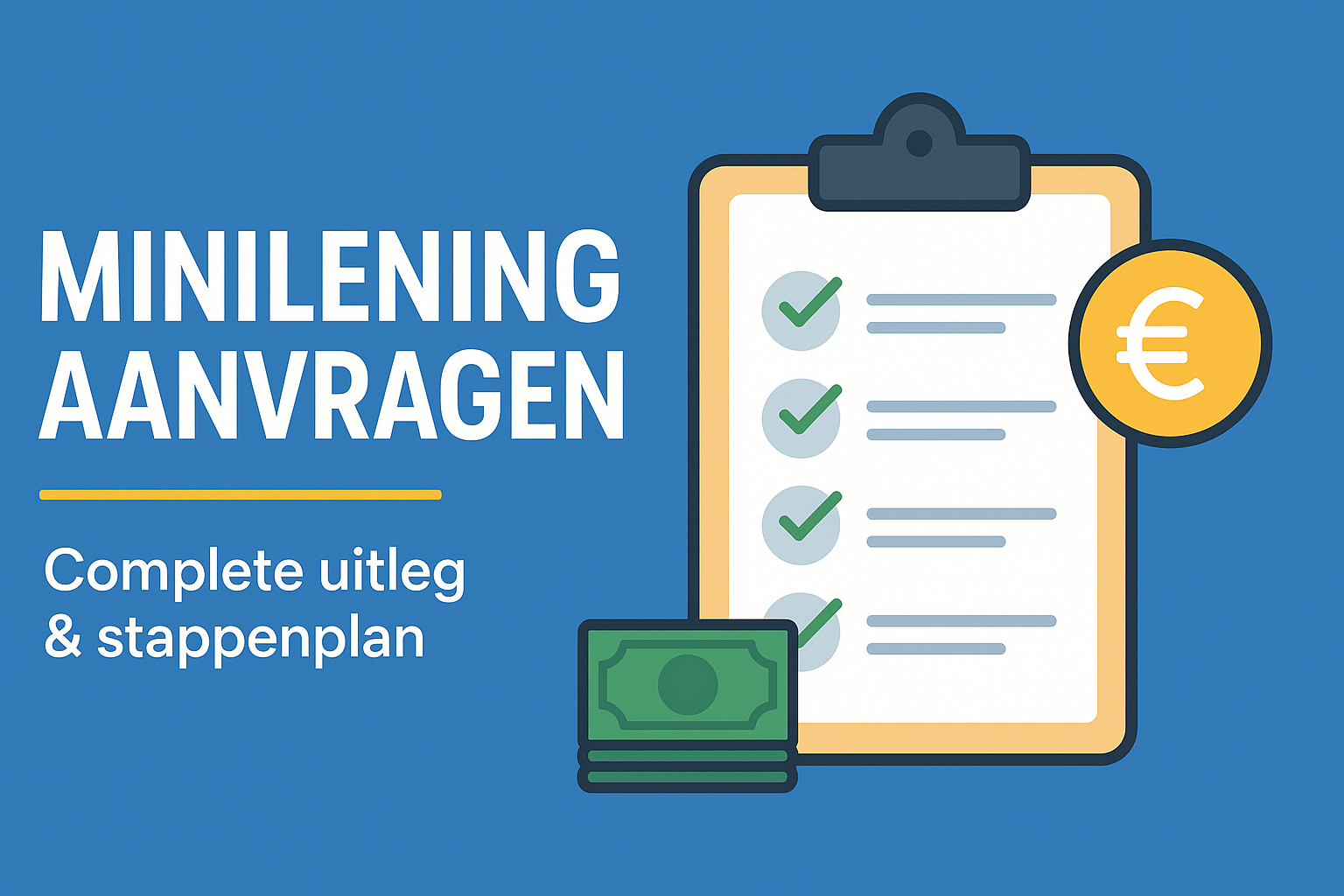 Minilening Aanvragen Zonder BKR-toetsing in 2025 – Volledig Stappenplan & Tips