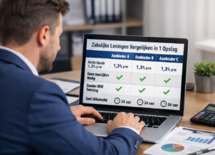 vergelijken in 1 opslag zakelijke lening zonder bkr