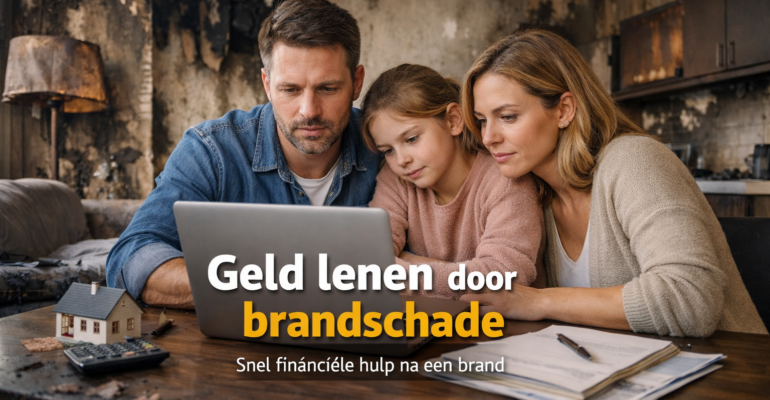 Geld lenen door brandschade