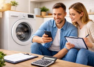 Geld lenen voor een nieuwe wasmachine