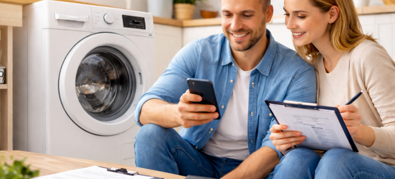 Geld lenen voor een nieuwe wasmachine