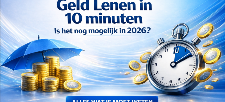 Spreid je risico Geld Lenen in 10 minuten? Is het nog mogelijk in 2026? Alles wat je moet weten
