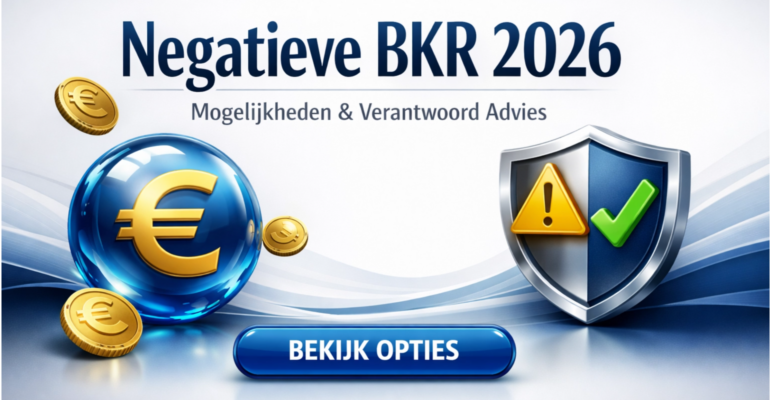 Geld Lenen met Negatieve BKR