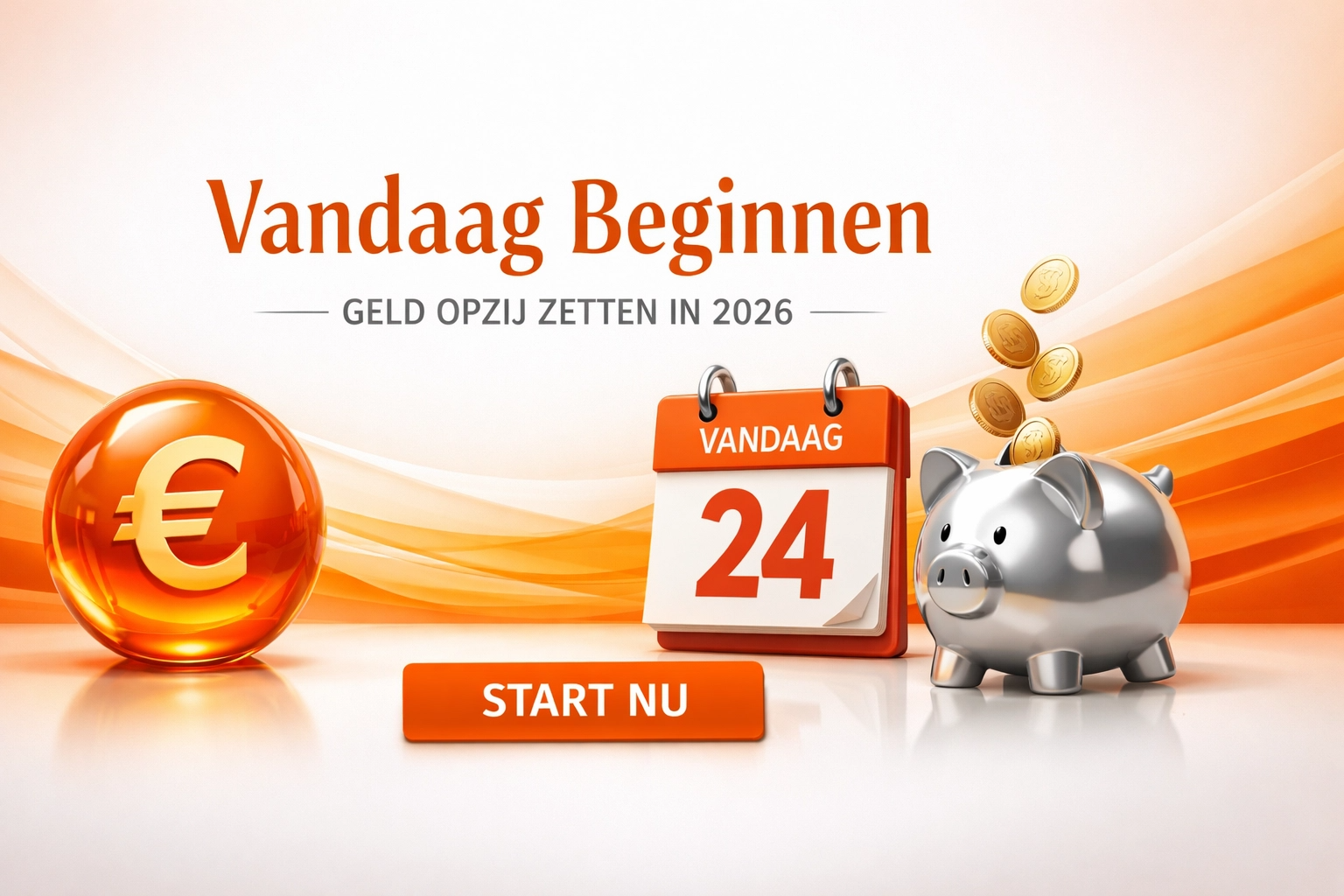 Wil je vandaag nog beginnen met geld opzij zetten