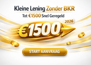 Kleine lening zonder bkr tot 1500 euro snel geregeld